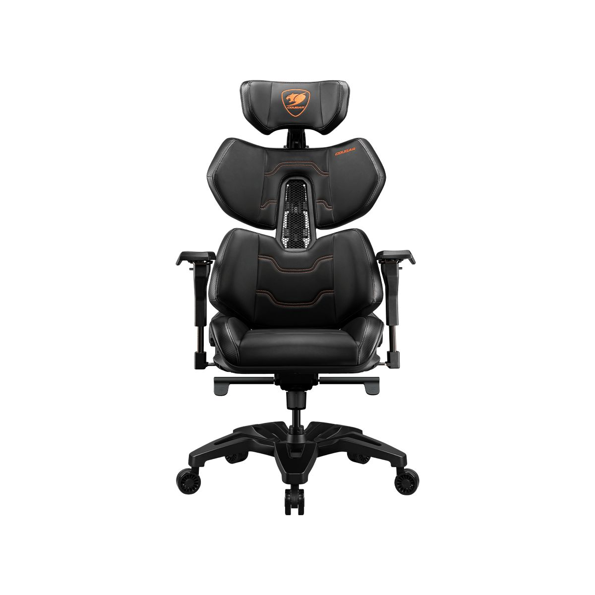Scaun gaming Cougar Terminator, Negru/Portocaliu (CGR-TER)